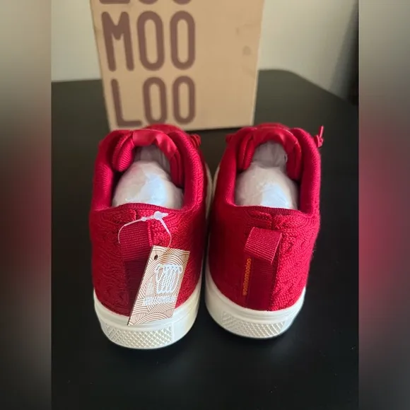 Woolloomooloo red Merino Wool Sneaker