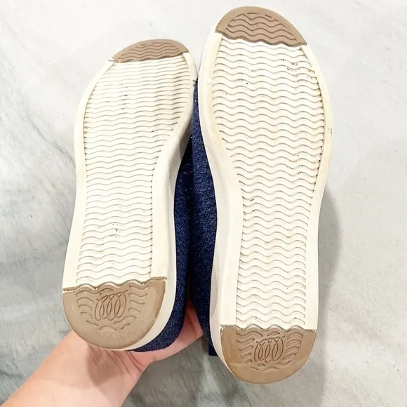 Woolloomooloo Sneakers Darwin Australian Merino Wool Blue Lace Up Knit Shoes 37