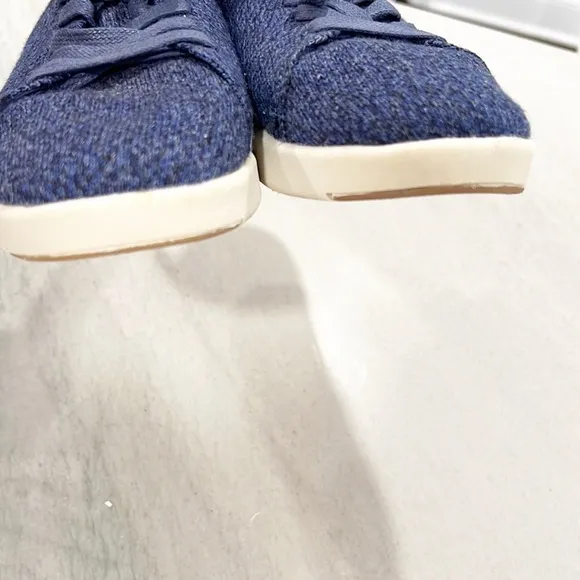 Woolloomooloo Sneakers Darwin Australian Merino Wool Blue Lace Up Knit Shoes 37