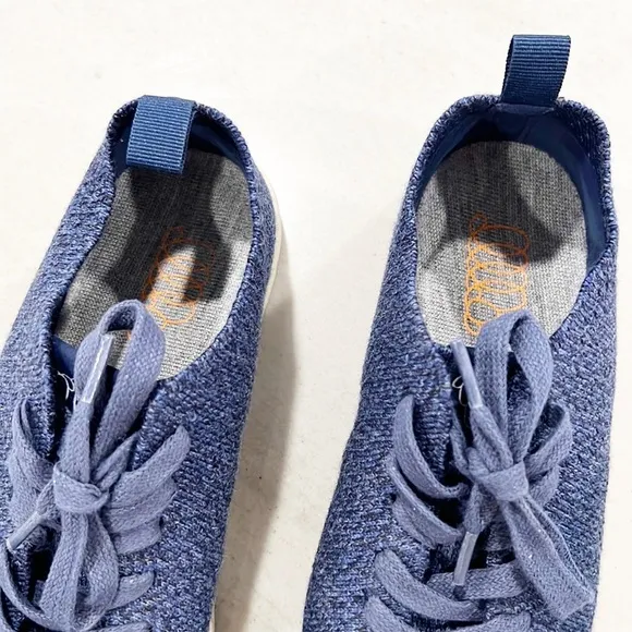 Woolloomooloo Sneakers Darwin Australian Merino Wool Blue Lace Up Knit Shoes 37
