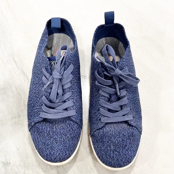 Woolloomooloo Sneakers Darwin Australian Merino Wool Blue Lace Up Knit Shoes 37