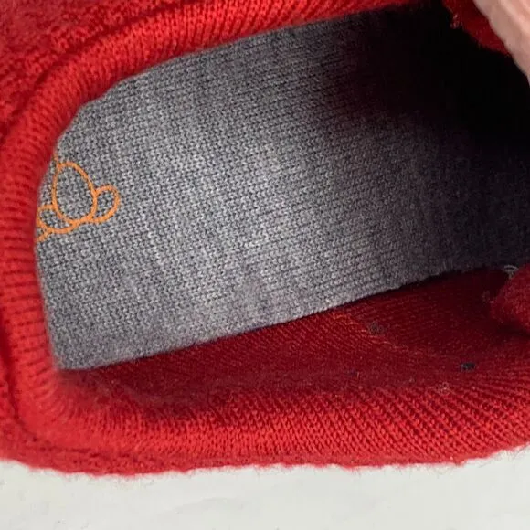 Woolloomooloo Sneakers Tennis Shoes Belmont Merino Wool Red Fits sizes 9.5-10