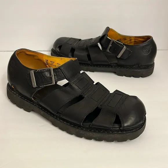 Y2K 90s Timberland Leather Fisherman Sandals