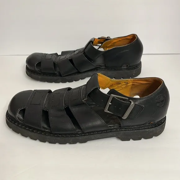 Y2K 90s Timberland Leather Fisherman Sandals