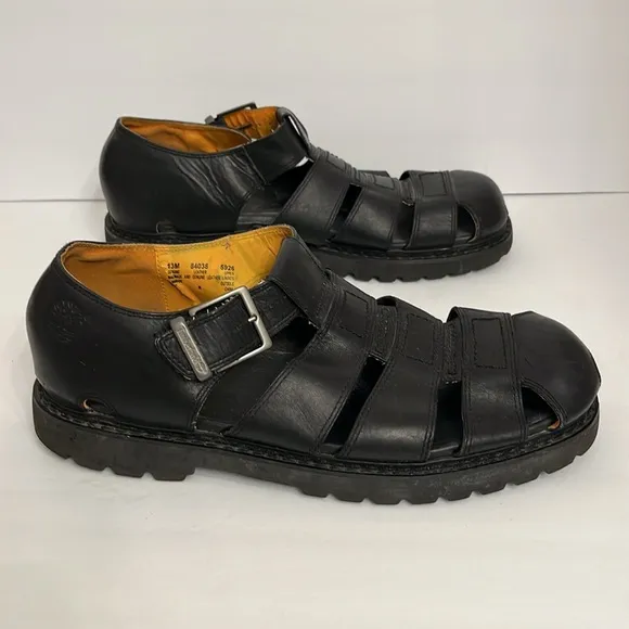 Y2K 90s Timberland Leather Fisherman Sandals