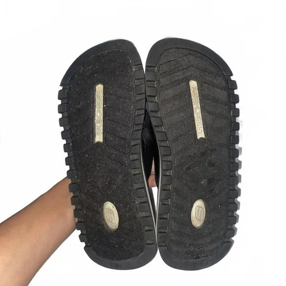 Y2k Skechers Black Chunky Sandals 5