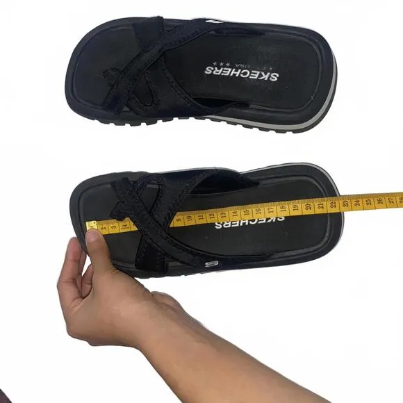 Y2k Skechers Black Chunky Sandals 5