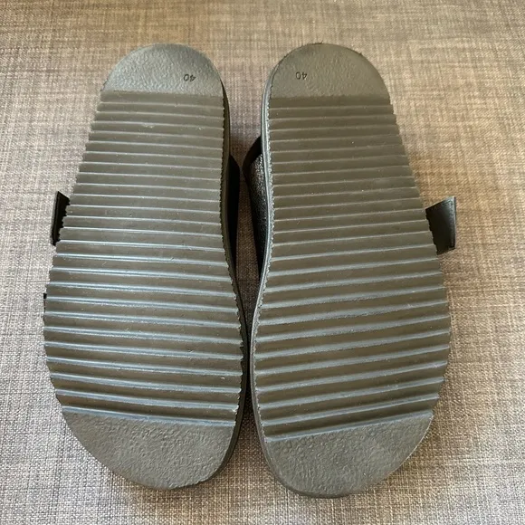 Zagig &amp; voltaire black leather sandals
