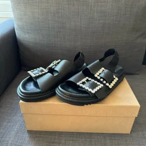 Zagig &amp; voltaire black leather sandals