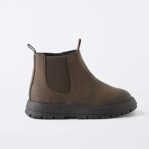 Zara Brown Kids Chelsea Boots