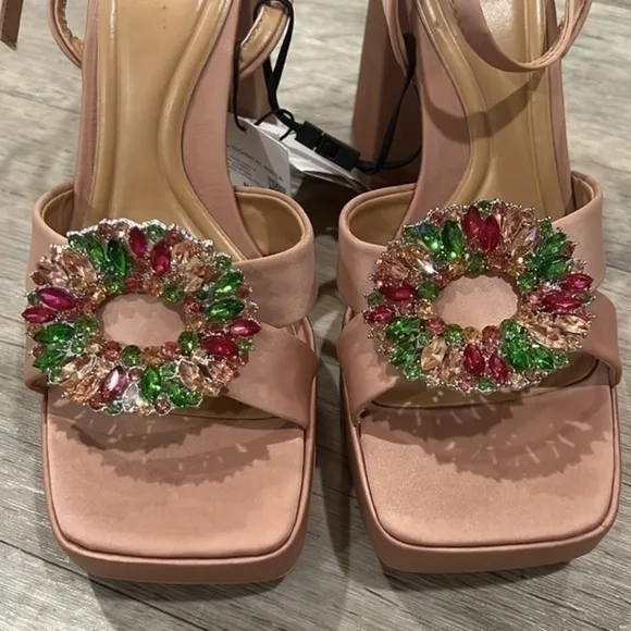 ZARA Chunky Heeled Sandals