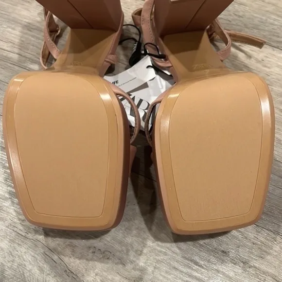 ZARA Chunky Heeled Sandals