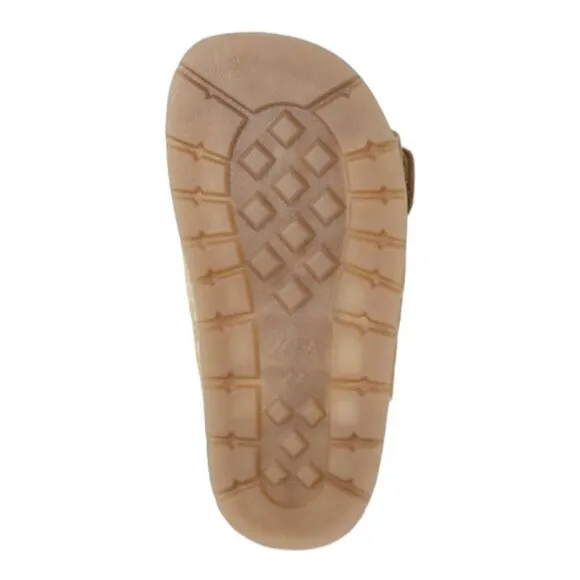 ZARA Kids | Mustard | LEATHER ANIMAL PRINT SANDALS