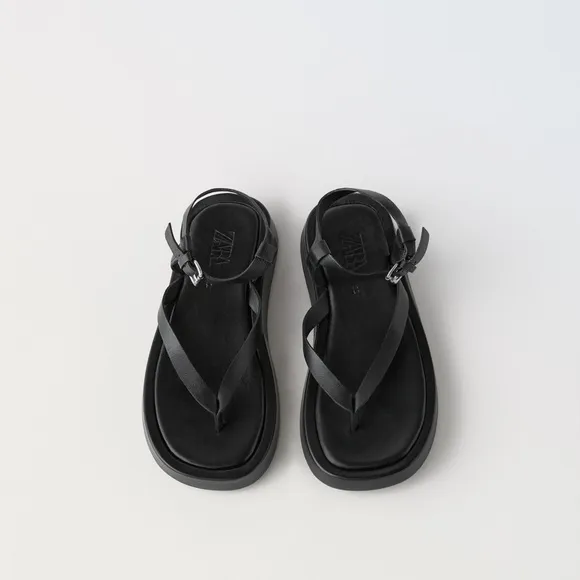 ZARA LEATHER SANDALS