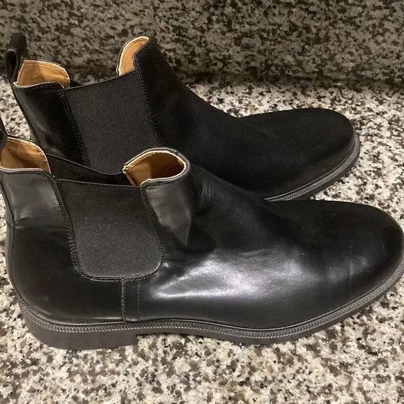 Zara Men’s Flat Chelsea  Ankle  Large Size Boots Size 45