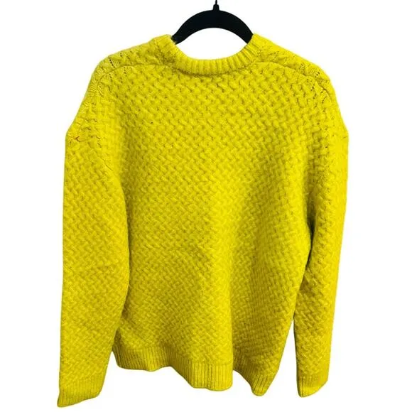 ZARA Round Neck Sweater Loose Long Sleeve Sweater Pullover Sweater Size M