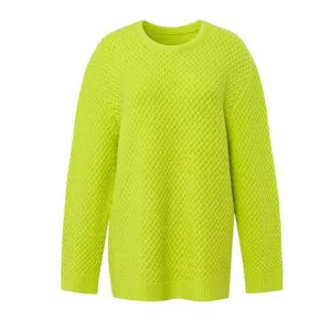 ZARA Round Neck Sweater Loose Long Sleeve Sweater Pullover Sweater Size M