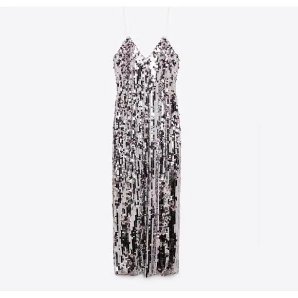 ZARA STRAPPY SEQUIN DRESS 9373/567/301/027