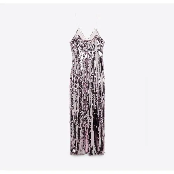 ZARA STRAPPY SEQUIN DRESS 9373/567/301/027