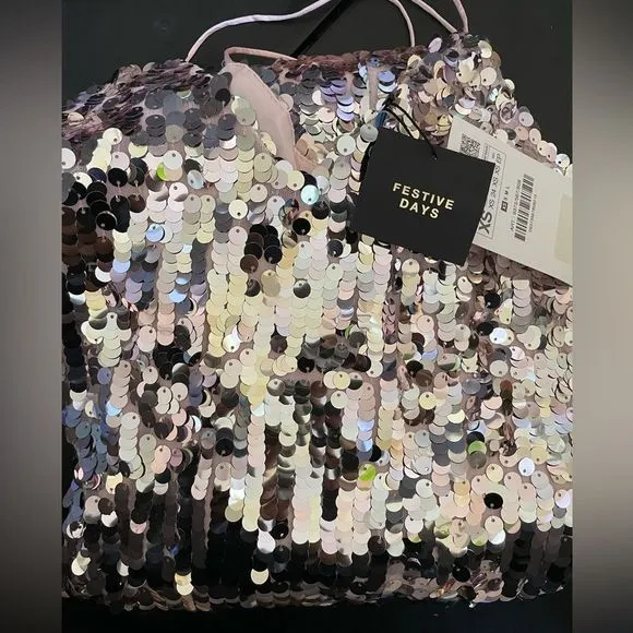 ZARA STRAPPY SEQUIN DRESS 9373/567/301/027