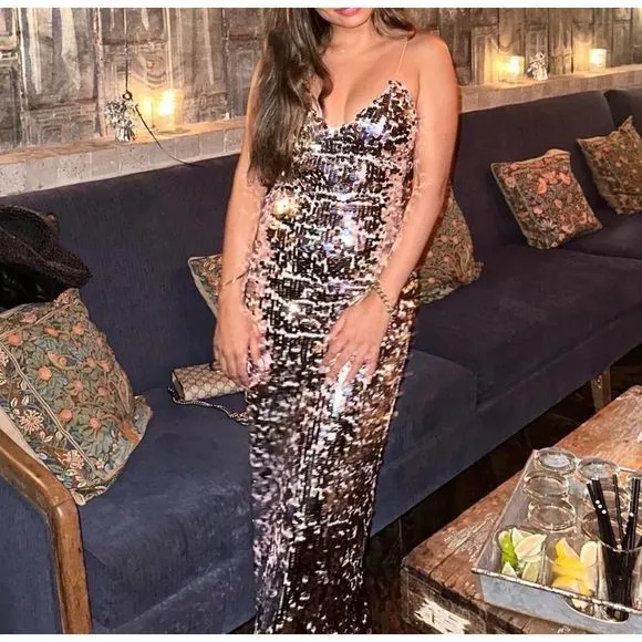 ZARA STRAPPY SEQUIN DRESS 9373/567/301/027