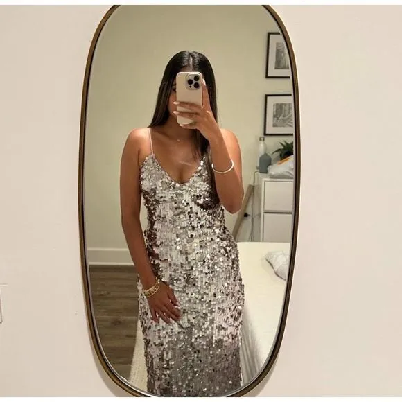 ZARA STRAPPY SEQUIN DRESS 9373/567/301/027