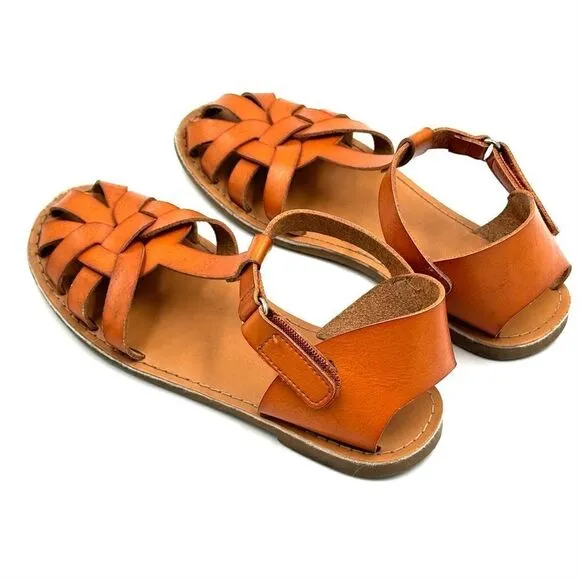 Zara Girls Genuine Leather Sandals
