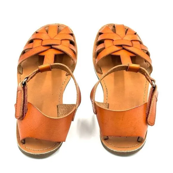 Zara Girls Genuine Leather Sandals