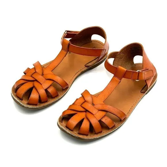 Zara Girls Genuine Leather Sandals