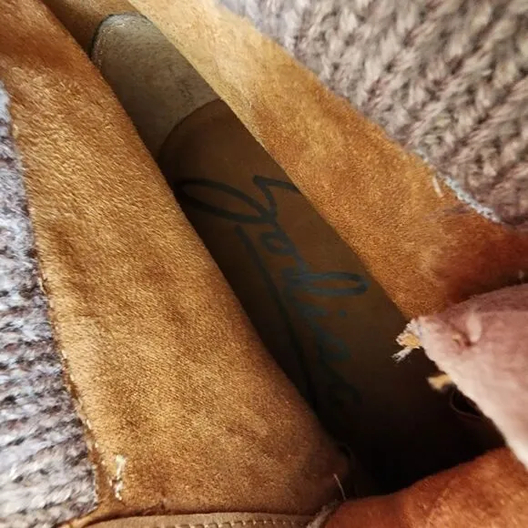 Zodiac Chelsea suede leather sweater with zipper boots