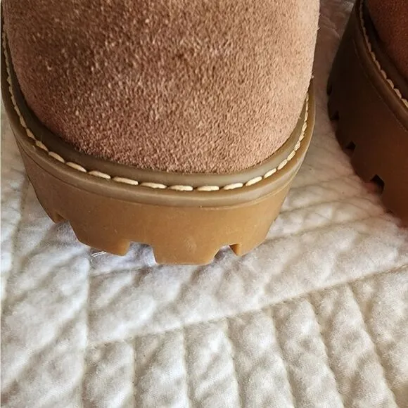Zodiac Chelsea suede leather sweater with zipper boots